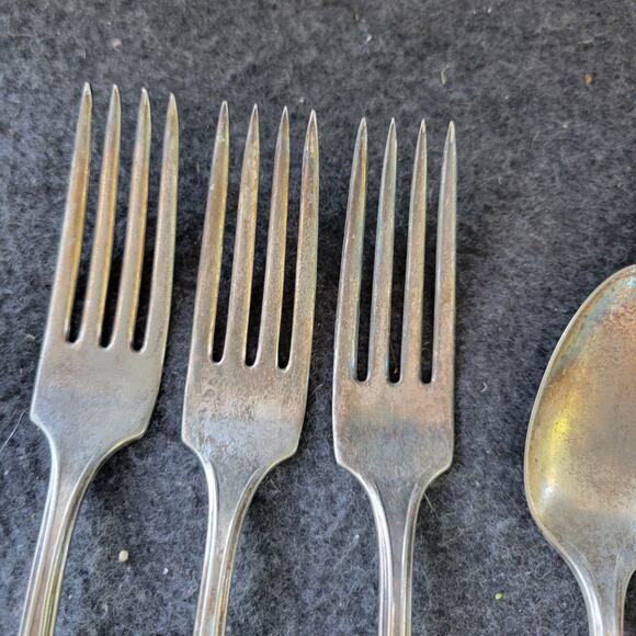 7 International Silver PRINCESS LADY DORIS Spoons & Forks Silverplate 1929 - Picture 13 of 13